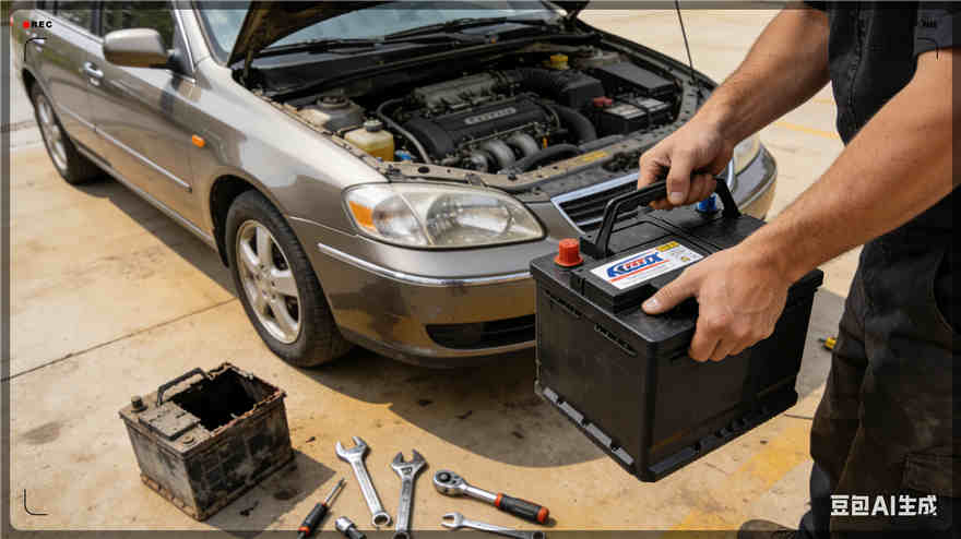 宣化区汽车换电瓶电话【案例】